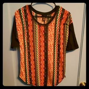 Rue 21 Cool Patterned Tunic Style Top